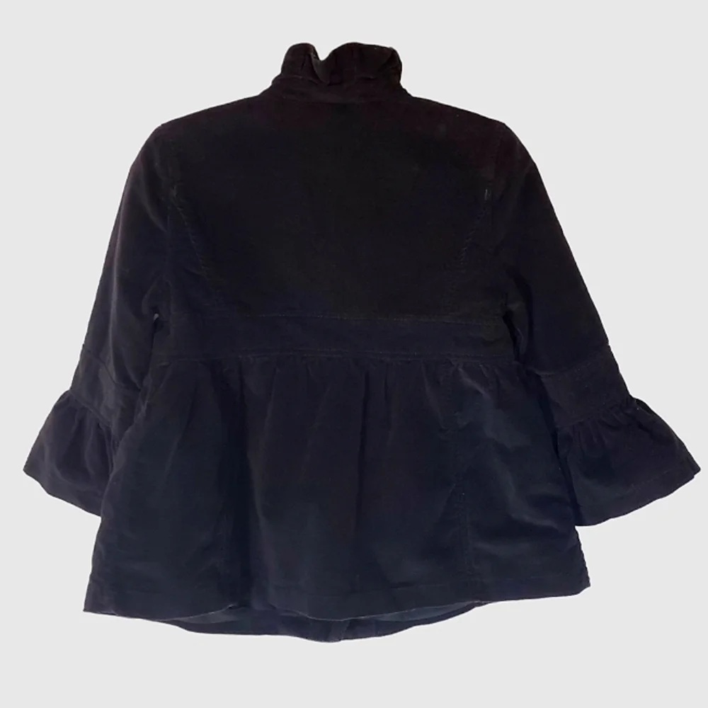 Gap Kids Velvet Jacket Black Size XS (4/5)